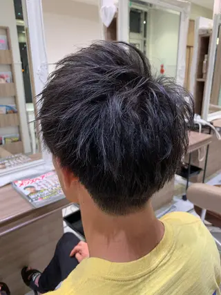 ショート メンズ 【メンズ縮毛矯正】 田中秀斗のヘアスタイル