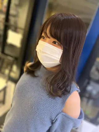 ミディアム 森本峻介 ボブ/透明感カラーのヘアスタイル