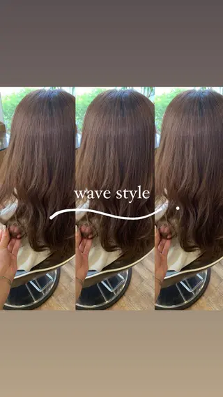 ロング カラー 🐸鈴木 綾乃🐸のヘアスタイル