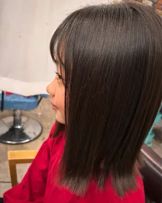 セミロング 松田 沙織のヘアスタイル