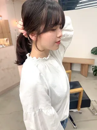 ロング vince. moekoのヘアスタイル