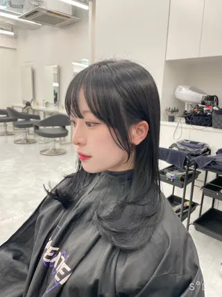 ミディアム MOE 福岡韓国ヘア✧︎のヘアスタイル