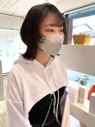 ミディアム 🫧ウルフカット/ 畑中結衣🫧のヘアスタイル