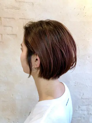 ショート カラー umber royce所属・SEKIMOTO IBUKIのヘアスタイル