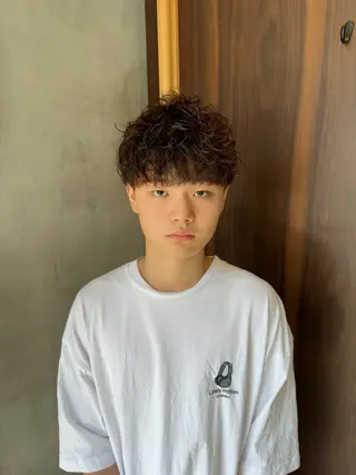 パーマ メンズ 髪質改善|縮毛矯正 ◎店長◎Keitaのヘアスタイル