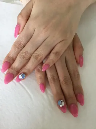 ネイル 💎🐰 saki. m 🐰💎のネイルデザイン