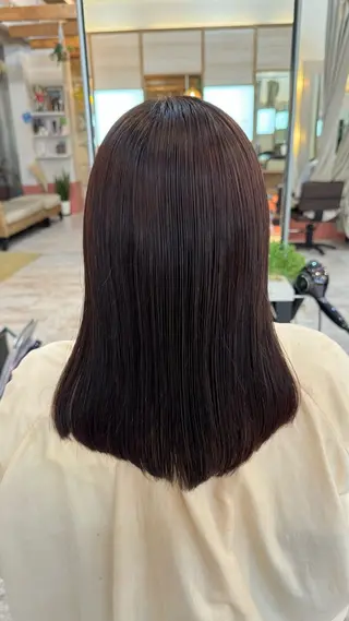 セミロング カラー Plaatje　古淵店所属・𓂃plaatje koharu🫧🎀のヘアスタイル