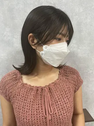 ミディアム C’LD hair  produce /シールドヘア所属・モテ髪/ボブ/ショー ト/アダチフウトのヘアスタイル