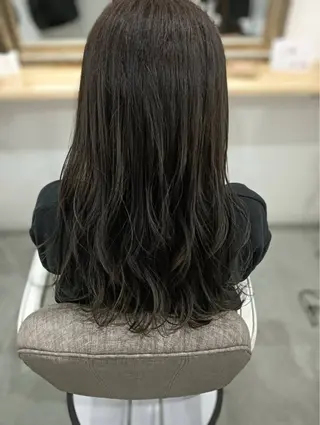 セミロング カラー eclat hairのヘアスタイル