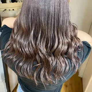 セミロング カラー ヘアアレンジ 久米 治仁のヘアスタイル