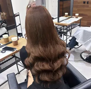 ロング SAKI🫧NEXT 池袋/韓国風カラー✨のヘアスタイル