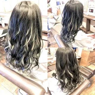 セミロング ヘアアレンジ ✨最強美容師✨ 💙にっしー西村💙のヘアスタイル