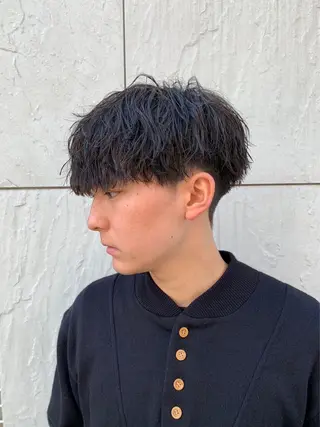 ショート カラー パーマ メンズ キッズ パーマ支持率No.1 ❤️‍🔥安成弾のヘアスタイル