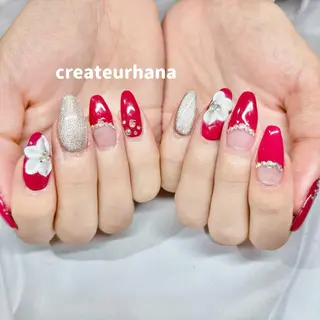 ネイル クレアトゥール華所属・クレアトゥール華 西村のネイルデザイン