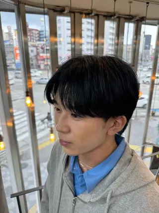 ショート カラー メンズ WEST O LAND所属・若尾 貴斗のヘアスタイル