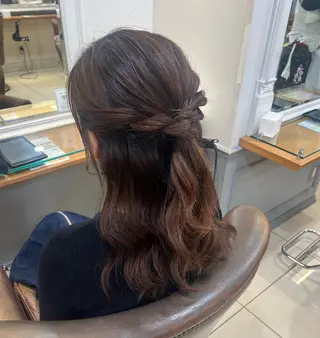 ロング ヘアアレンジ 横浜/カラーモデル ✩💚りんか💚✩のヘアスタイル