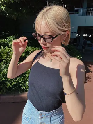 ショート カラー ORL’MENT所属・髪質改善ストレート オルメントのヘアスタイル