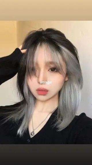 カラー MINX 白石 漣のヘアスタイル