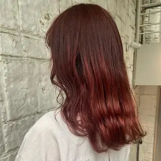 セミロング カラー カジュアルを女っぽく 𝗮𝘆𝗮𝗰𝗼のヘアスタイル