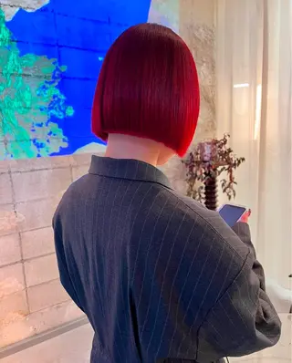 ショート カラー haco＋所属・圧倒的デザイン力 店長🎨RENAのヘアスタイル