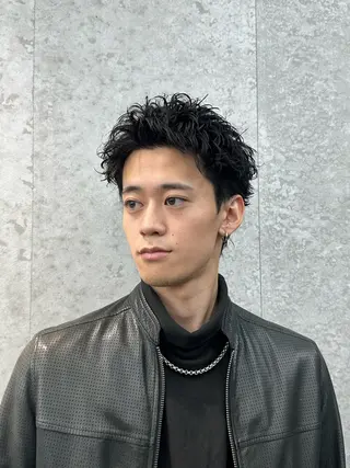 ショート パーマ メンズ fifth 栄　メンズサロン所属・🔥メンズパーマ職人 fifth🔥りょうのヘアスタイル