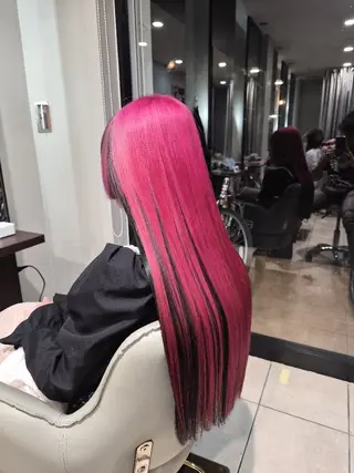 ロング カラー Miyavi/カラー ショートボブのヘアスタイル