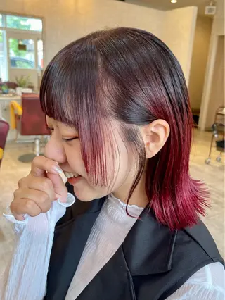 ミディアム 🍭透明感カラー 志賀拓海🍬🌈のヘアスタイル