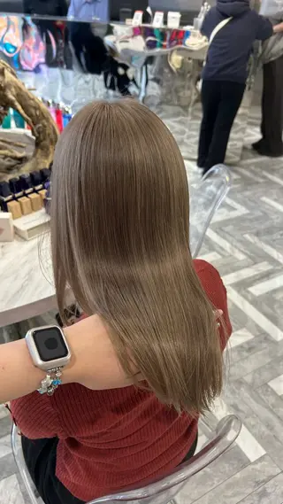 セミロング カラー himari💜 暖色カラー/レイヤーのヘアスタイル