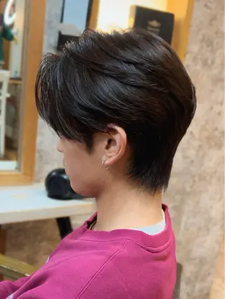 メンズ メンズ曲がる 縮毛矯正/駅徒歩4分のヘアスタイル