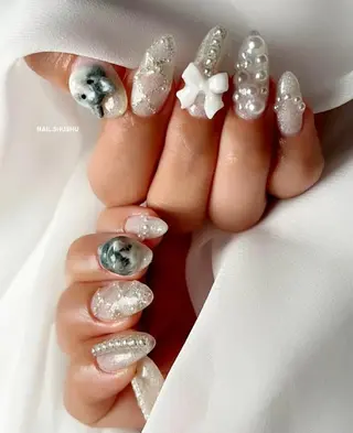 ネイル 3dパーツ/流行り 👧shushu❤️のネイルデザイン