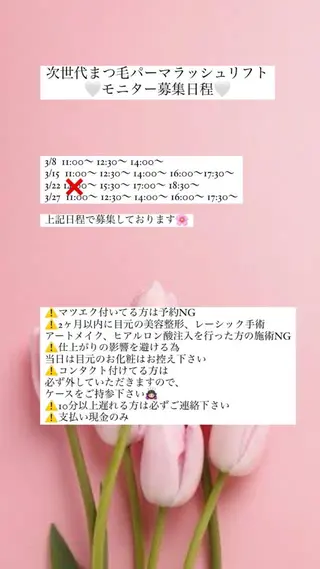 マツエク・マツパ 名古屋/伏見/栄 Luna Babyのマツエク・マツパデザイン