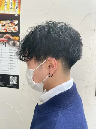 パーマ メンズ 大石 陽菜のヘアスタイル
