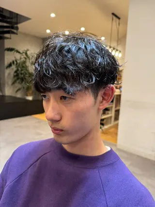 パーマ メンズ メンズパーマ／長岡 坂口祥貴のヘアスタイル
