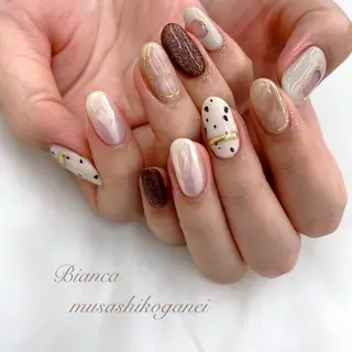 ネイル Bianca 武蔵小金井　しぎはらのネイルデザイン