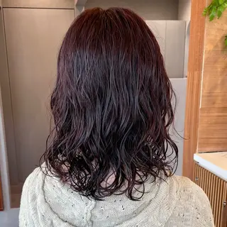 ミディアム パーマ ボブ/縮毛矯正/レイ ヤー♡Natsukiのヘアスタイル