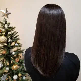 ロング salowin渋谷kitaya park前所属・RIKA韓国ヘア/く びれヘア/上品カラーのヘアスタイル