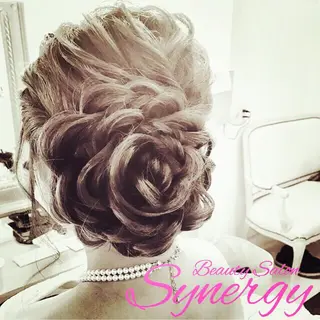 セミロング ヘアアレンジ プレシャス所属・池田 景子のヘアスタイル