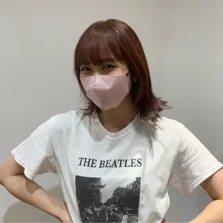 ミディアム カラー ㅤㅤㅤㅤㅤㅤㅤㅤㅤㅤ 彩衣のヘアスタイル