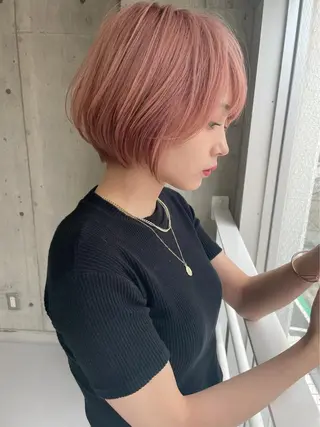 ショート カラー 美髪/カラー 美容院🌈渡辺隼也のヘアスタイル