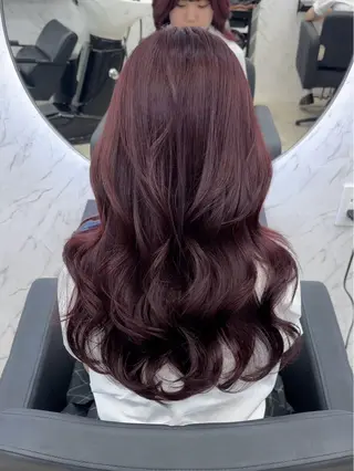 ロング カラー 遠藤沙也加 /レイヤーカットのヘアスタイル