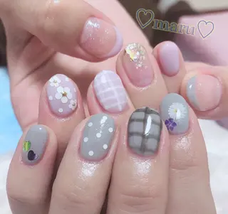 ネイル まるみ ♡のネイルデザイン