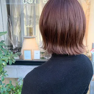 ショート 艶髪color💎髪 質改善ストレート大吉のヘアスタイル