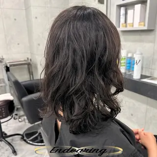 パーマ Endearing 銀座/レイヤーカットのヘアスタイル