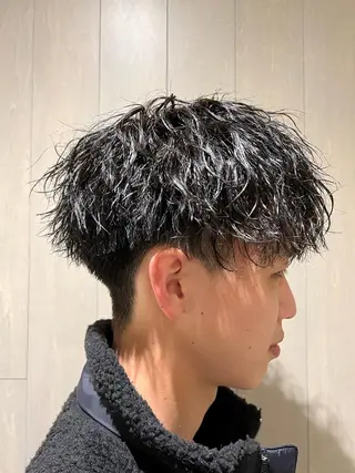 メンズ 糟谷 慈英のヘアスタイル