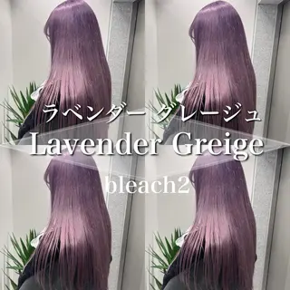 ロング カラー ［銀座］淡色 ラベンダー🫧大村のヘアスタイル
