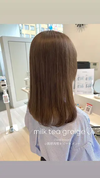 セミロング ParveMix /石田 佳澄🩶のヘアスタイル