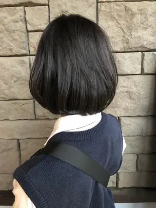 ミディアム 店長/mao/ 前髪/顔周りカットのヘアスタイル