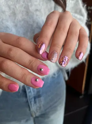 ネイル 🪷福本 亜実　/大阪心斎橋のネイルデザイン