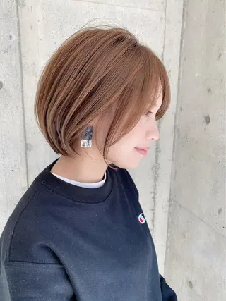 ショート カラー MIKU /ボブ/外ハネボブのヘアスタイル