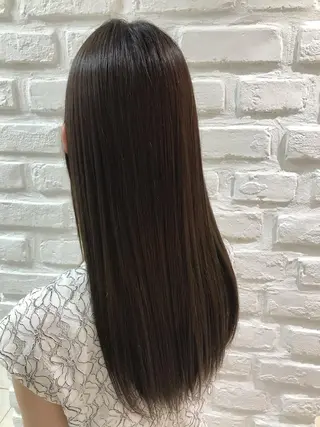 ロング パーマ 【暖色カラー特化】 中山由梨のヘアスタイル